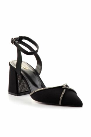 کفش کلاسیک پاشنه بلند سیاه زنانه | K012313647 Bambi