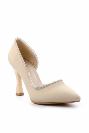کفش کلاسیک پاشنه بلند بژ زنانه | K014710600 Bambi