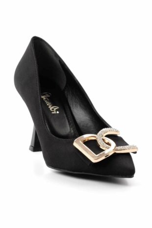 کفش کلاسیک پاشنه بلند سیاه زنانه | K015961891 Bambi