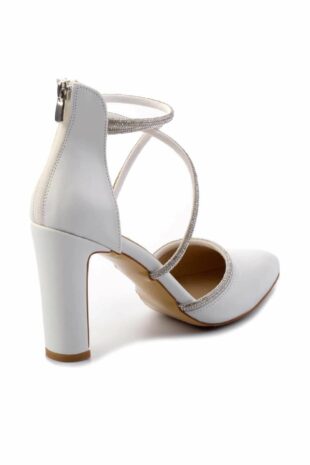 کفش مجلسی سفید زنانه | K019260321 Bambi