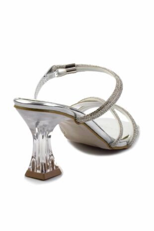 کفش مجلسی نقره اي زنانه | K059940707 Bambi