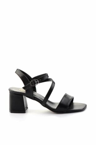 کفش کلاسیک پاشنه بلند سیاه زنانه | K052330085 Bambi