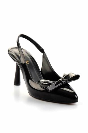 کفش کلاسیک پاشنه بلند سیاه زنانه | K012060110 Bambi
