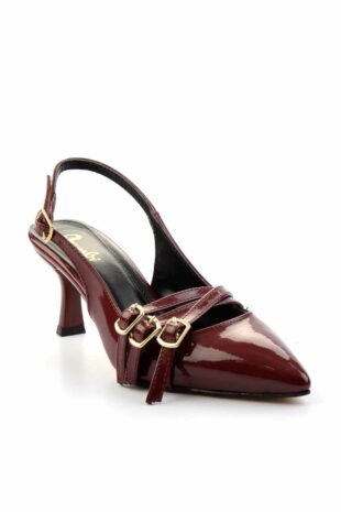 کفش کلاسیک پاشنه بلند قرمز زنانه | K012060111 Bambi