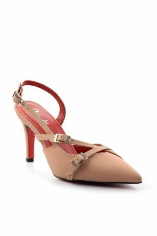 کفش کلاسیک پاشنه بلند بژ زنانه | K014550185 Bambi