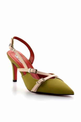 کفش کلاسیک پاشنه بلند سبز زنانه | K014550185 Bambi