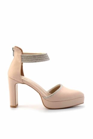 کفش مجلسی بژ زنانه | K019260323 Bambi