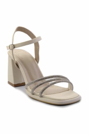 کفش کلاسیک پاشنه بلند بژ زنانه | K052151647 Bambi