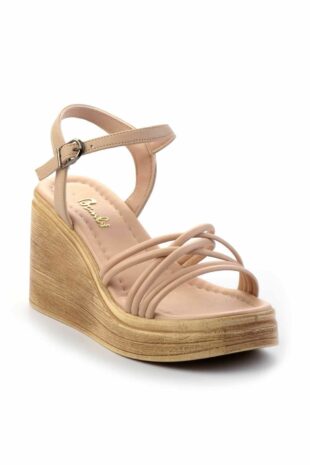 کفش پاشنه دار صورتی زنانه | K058230233 Bambi