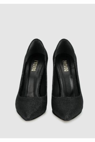 کفش کلاسیک پاشنه بلند سیاه زنانه | CWBY9523AW Provoq