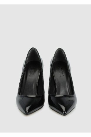 کفش کلاسیک پاشنه بلند سیاه زنانه | CW38845923SS Provoq