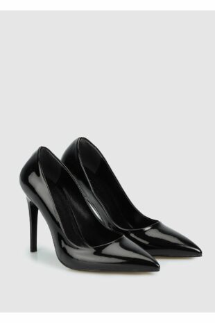 کفش کلاسیک پاشنه بلند سیاه زنانه | CW38846023SS Provoq