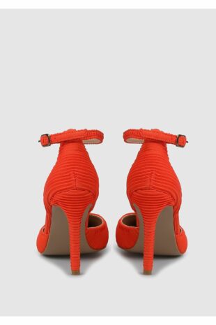 کفش کلاسیک پاشنه بلند نارنجی زنانه | CWM91124SS Provoq