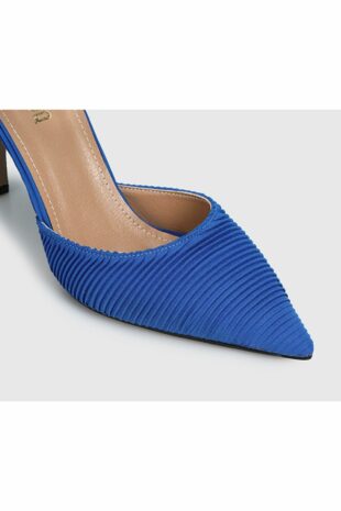 کفش کلاسیک پاشنه بلند آبی زنانه | CWM91124SS Provoq