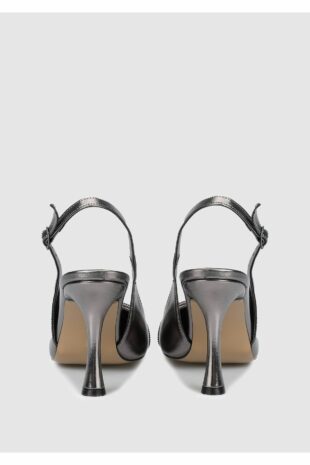 کفش کلاسیک پاشنه بلند طلایی زنانه | CWOF731100324SS Provoq