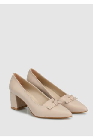 کفش کلاسیک پاشنه بلند بژ زنانه | CWPL0823AW Provoq