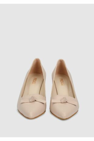 کفش کلاسیک پاشنه بلند بژ زنانه | CWPL0823AW Provoq