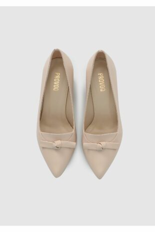 کفش کلاسیک پاشنه بلند بژ زنانه | CWPL0823AW Provoq