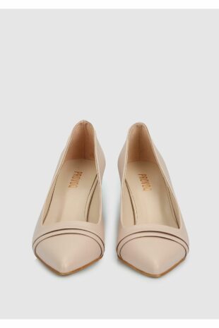 کفش کلاسیک پاشنه بلند بژ زنانه | CWPL0923AW Provoq