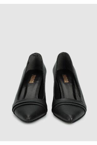 کفش کلاسیک پاشنه بلند سیاه زنانه | CWPL0923AW Provoq