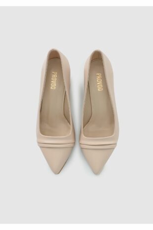 کفش کلاسیک پاشنه بلند بژ زنانه | CWPL0923AW Provoq