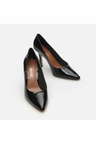 کفش کلاسیک پاشنه بلند سیاه زنانه هوتیچ | 01AYH283160A Hotiç