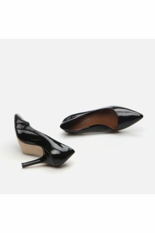 کفش کلاسیک پاشنه بلند سیاه زنانه هوتیچ | 01AYH283160A Hotiç