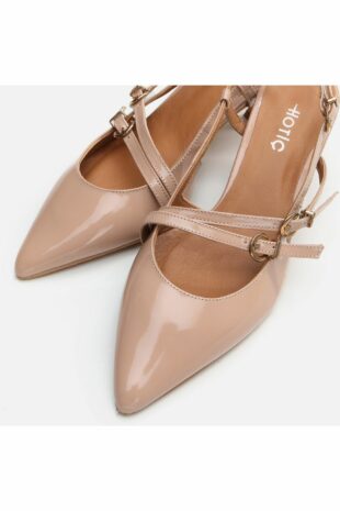 کفش کلاسیک پاشنه بلند بژ زنانه هوتیچ | 01AYH293290A Hotiç