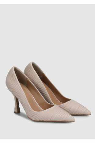 کفش کلاسیک پاشنه بلند بژ زنانه | CWM91224SS Provoq