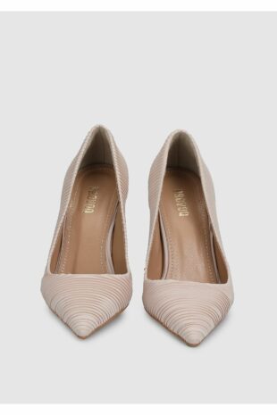 کفش کلاسیک پاشنه بلند بژ زنانه | CWM91224SS Provoq