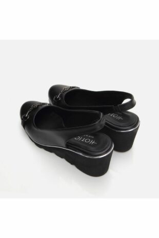 کفش کلاسیک پاشنه بلند سیاه زنانه هوتیچ | 01AYH284410A Hotiç