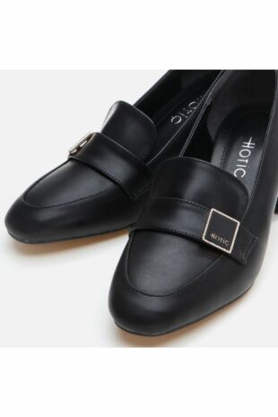 کفش کلاسیک پاشنه بلند سیاه زنانه هوتیچ | 01AYH294870A Hotiç