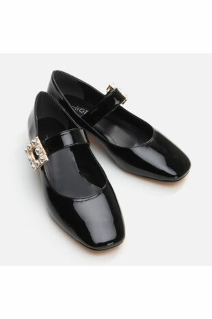 کفش کلاسیک پاشنه بلند سیاه زنانه هوتیچ | 01AYH294980A Hotiç