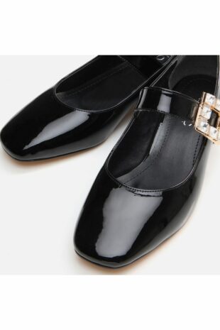 کفش کلاسیک پاشنه بلند سیاه زنانه هوتیچ | 01AYH294980A Hotiç