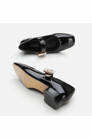 کفش کلاسیک پاشنه بلند سیاه زنانه هوتیچ | 01AYH294980A Hotiç
