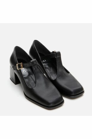 کفش کلاسیک پاشنه بلند سیاه زنانه هوتیچ | 01AYH295040A Hotiç