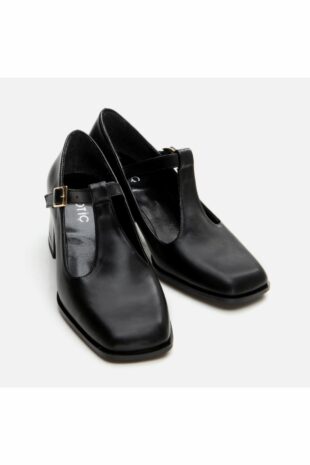 کفش کلاسیک پاشنه بلند سیاه زنانه هوتیچ | 01AYH295040A Hotiç