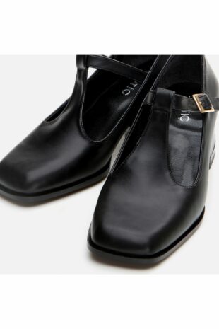 کفش کلاسیک پاشنه بلند سیاه زنانه هوتیچ | 01AYH295040A Hotiç