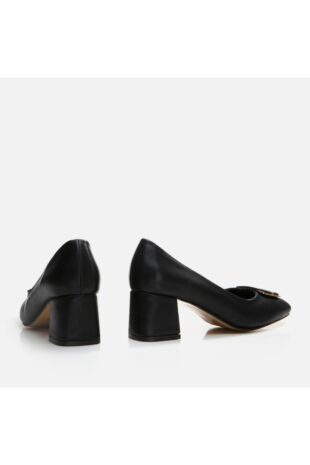 کفش کلاسیک پاشنه بلند سیاه زنانه هوتیچ | 01AYH295150A Hotiç