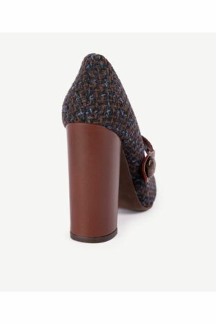 کفش کلاسیک پاشنه بلند لاجورد زنانه | 23KKAY4499 Yargıcı