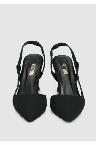 کفش کلاسیک پاشنه بلند سیاه زنانه | CW9330623AW Provoq