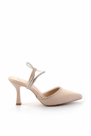 کفش مجلسی بژ زنانه | K014190629 Bambi