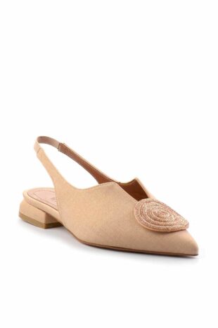 کفش کلاسیک پاشنه بلند بژ زنانه | K012260152 Bambi