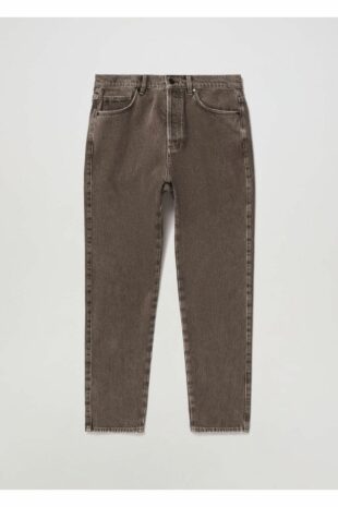 جین قهوه ای مردانه مانگو | 37033850 MANGO Man
