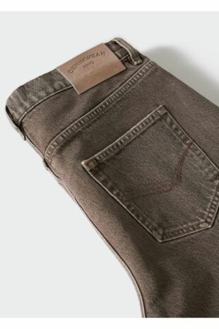 جین قهوه ای مردانه مانگو | 37033850 MANGO Man