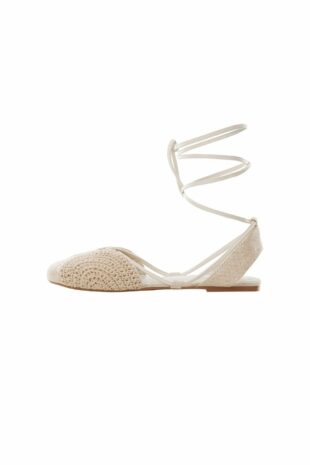 کفش کلاسیک بژ دخترانه مانگو | 67044016 MANGO