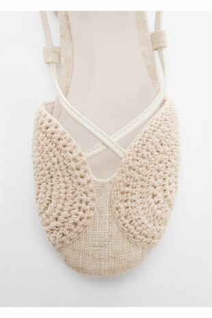 کفش کلاسیک بژ دخترانه مانگو | 67044016 MANGO