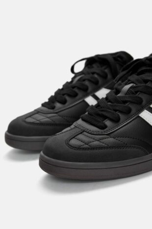 کفش اسنیکر سیاه مردانه پول اند بیر | 12246440 Pull & Bear