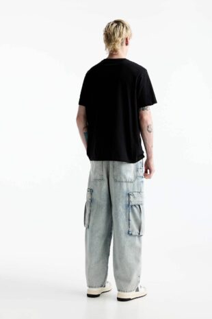 تی شرت رنگارنگ آستین کوتاه مردانه پول اند بیر | 4239901 Pull & Bear