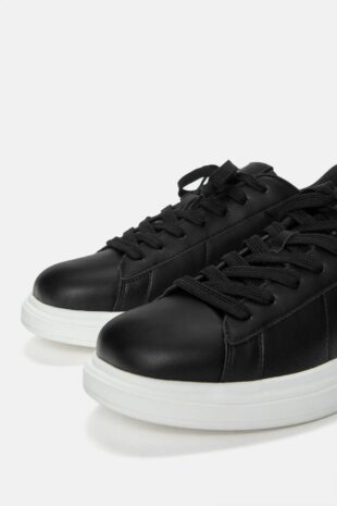 کفش اسنیکر سیاه مردانه پول اند بیر | 12249440 Pull & Bear